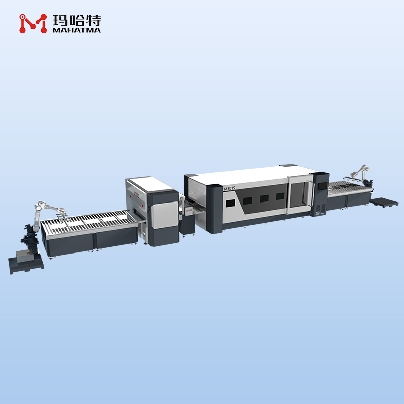 How to optimize the handling and storage of sheet metal in the sheet metal production line?